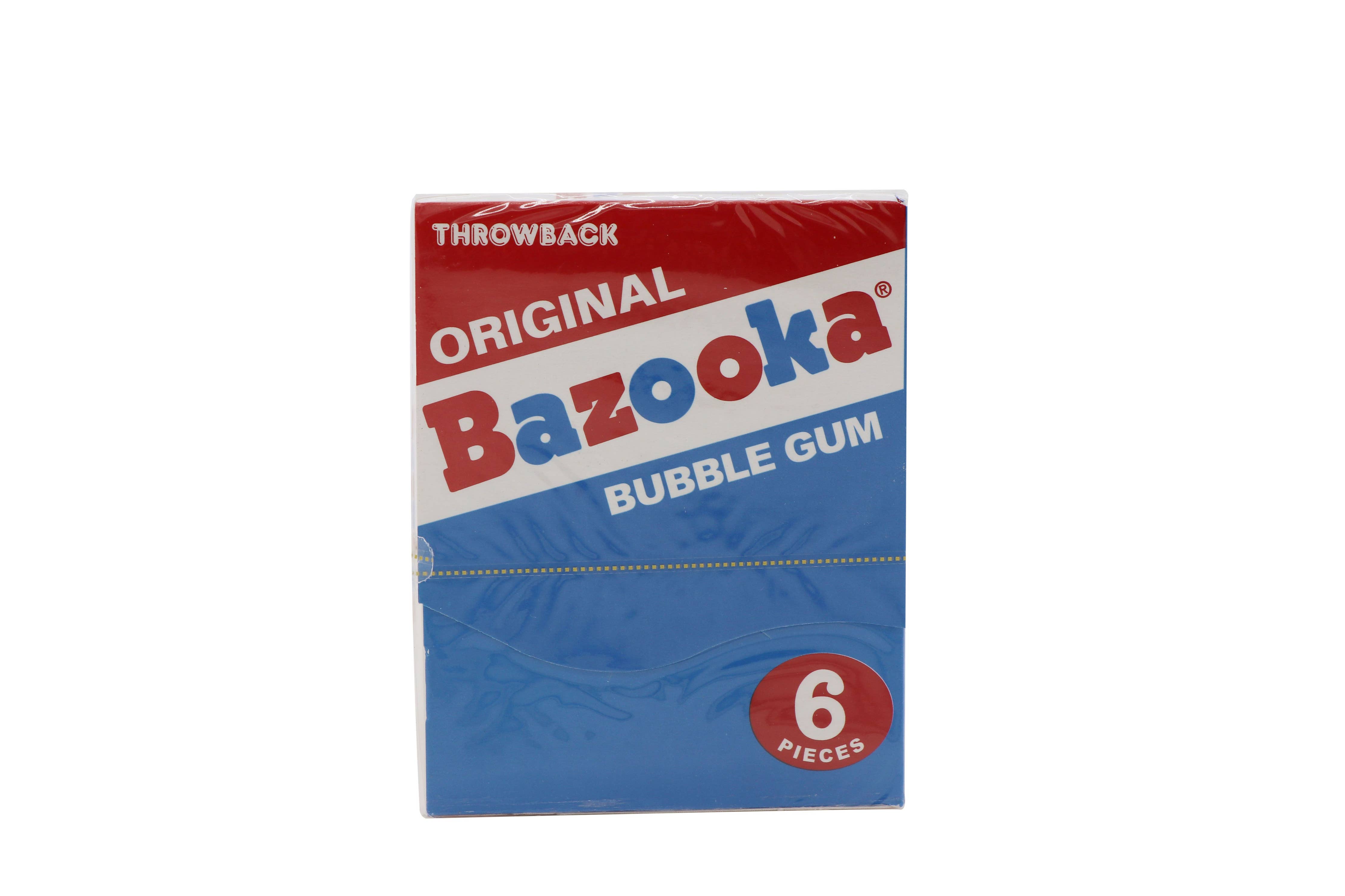 Bazooka Throwback Bubble Gum Wallet Pack 12ct