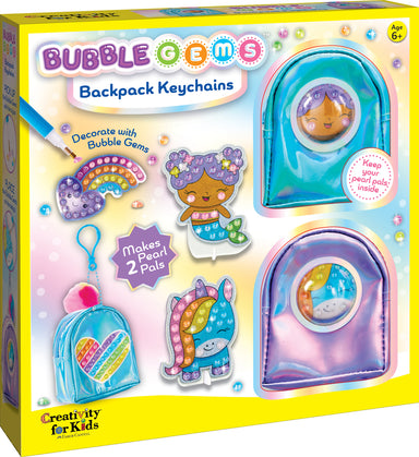 Bubble Gems Backpack Keychains