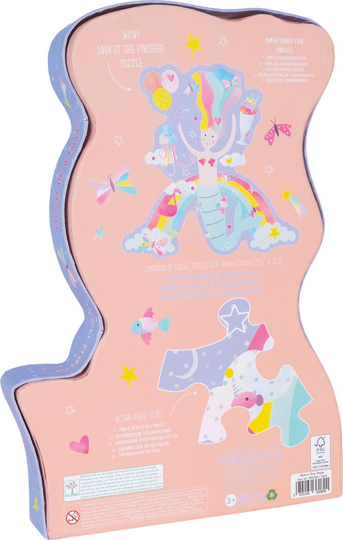 Fantasy 40pc "Mermaid" Shaped Jigsaw with Shaped Box