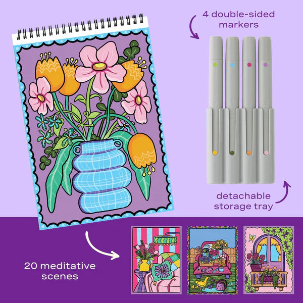 FlowArt: Color-To-Reveal Fragrant Blooms