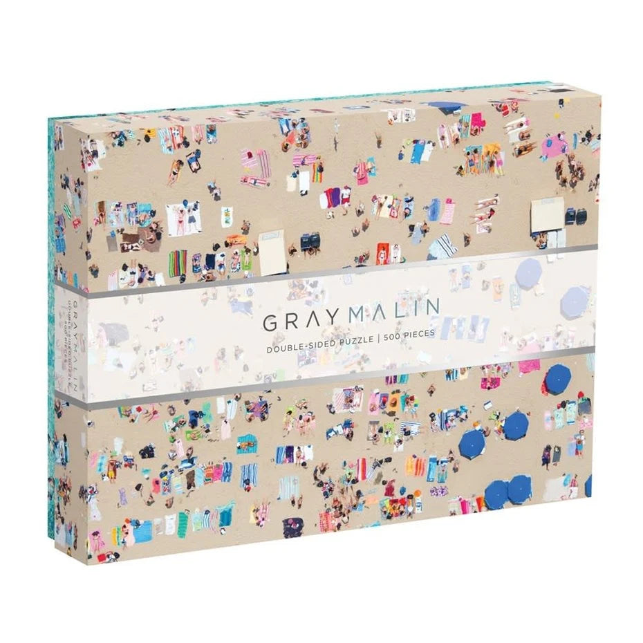 Gray Malin Beach 2 Sided Puzzle 500 pc