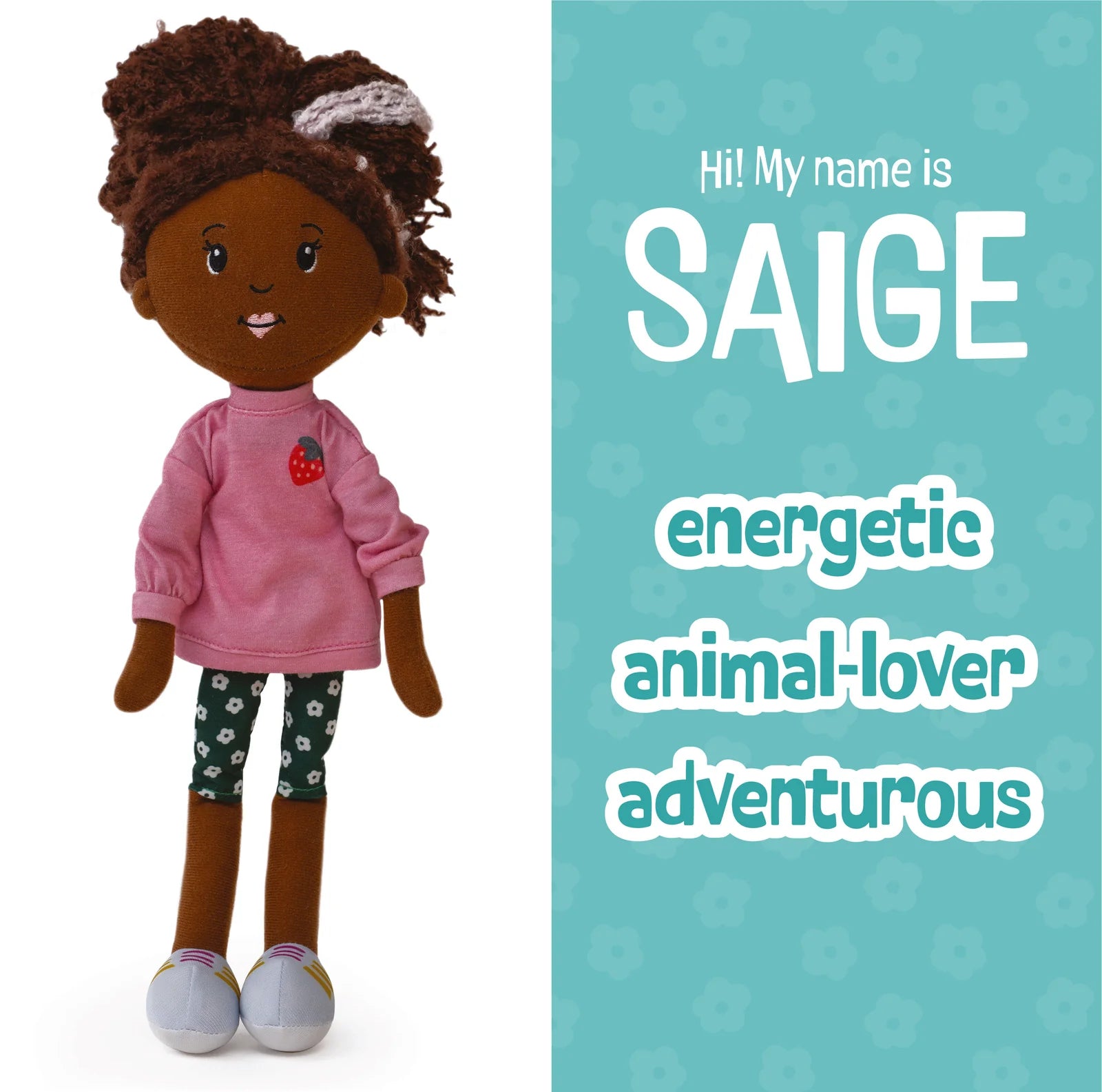 Groovy Girls Doll Brown Skin Black Hair Saige