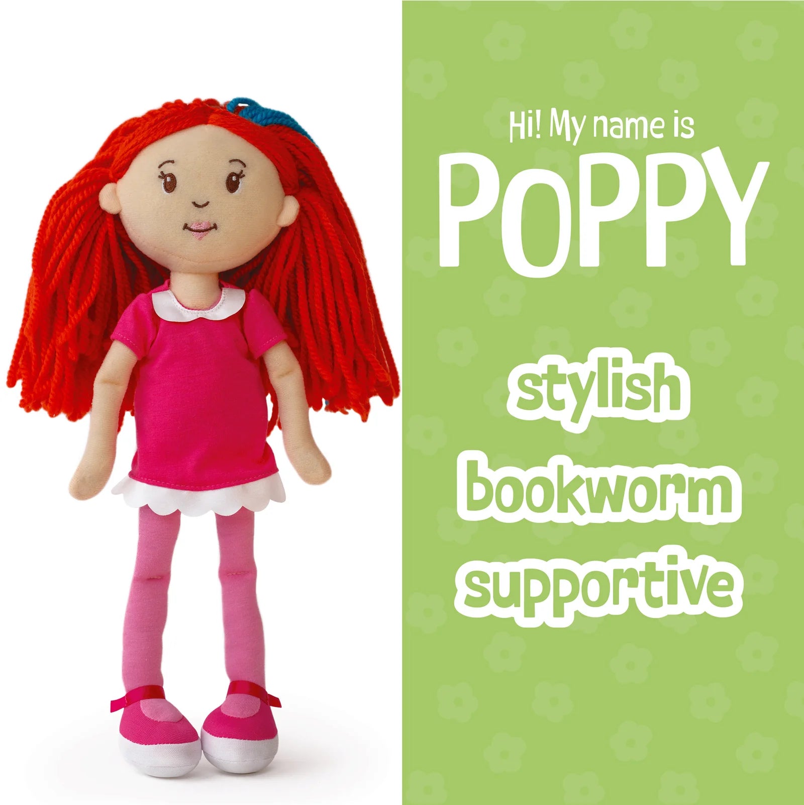 Groovy Girls Doll Peach Skin Red Hair Poppy