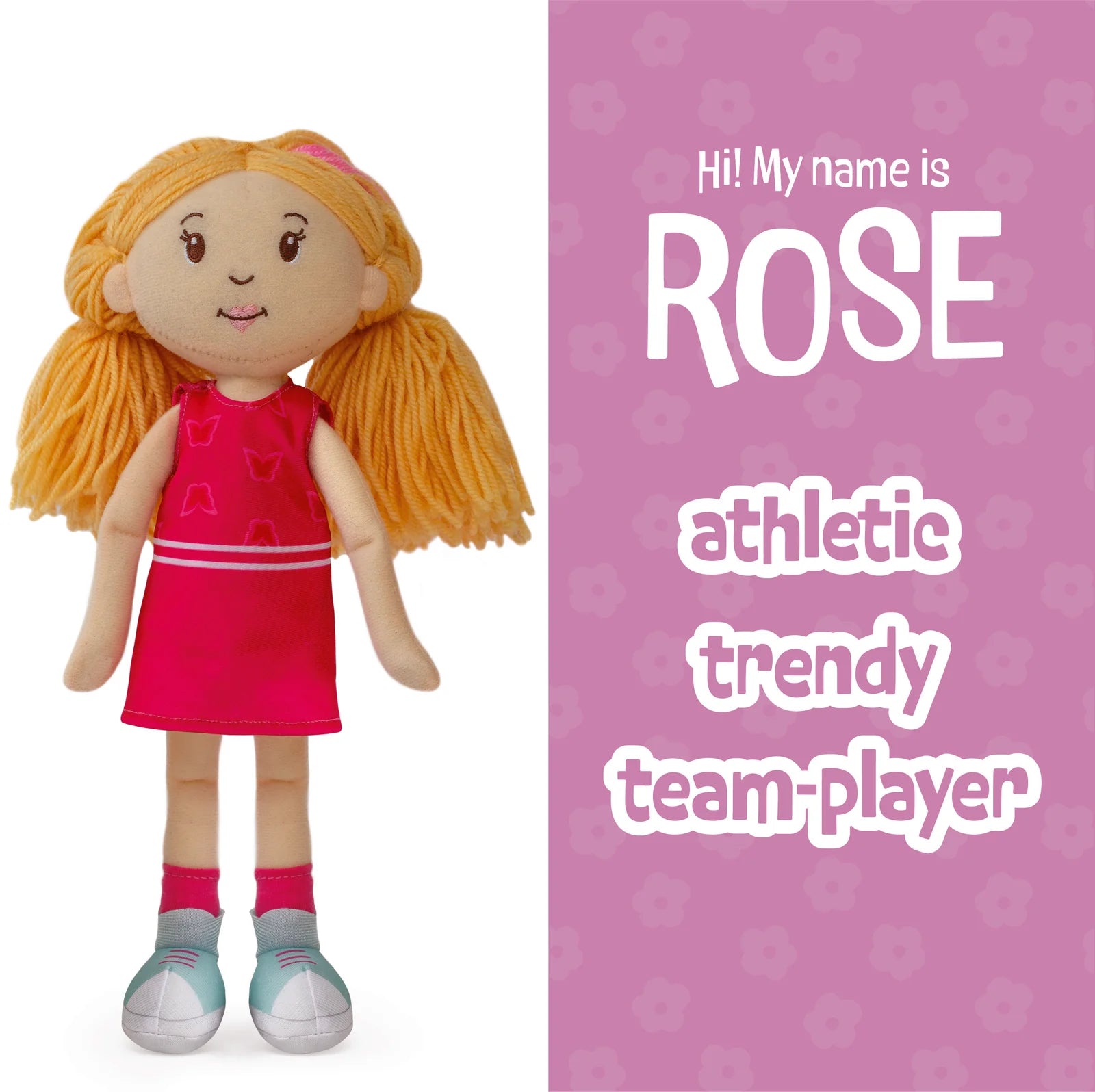 Groovy Girls Doll Peach Skin Blonde Hair Rose