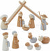 Natural Wood Nativity Set