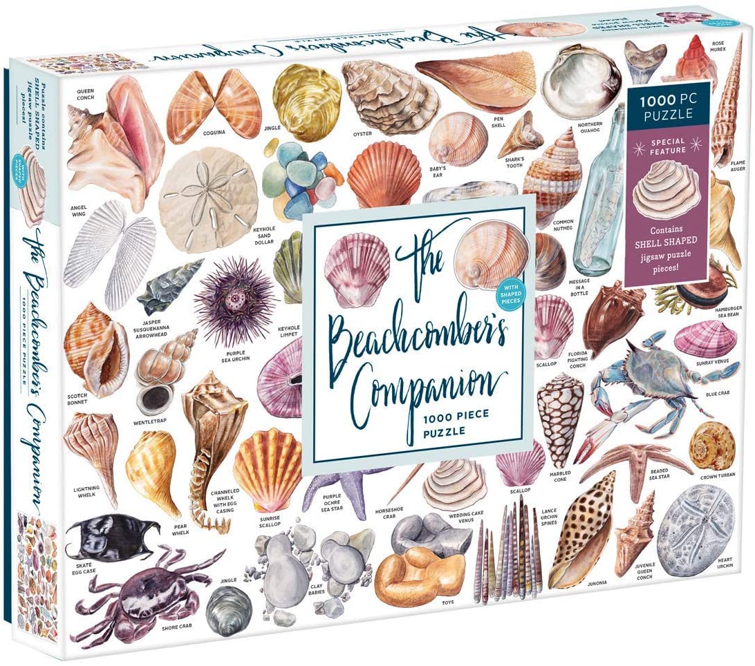 The Beachcomber's Companion 1000 Piece Puzzle With Shaped Pieces