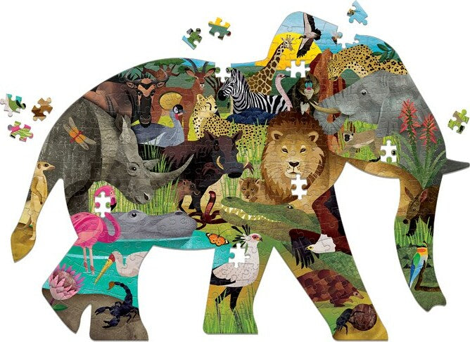 African Safari 300 Piece Shaped Puzzle