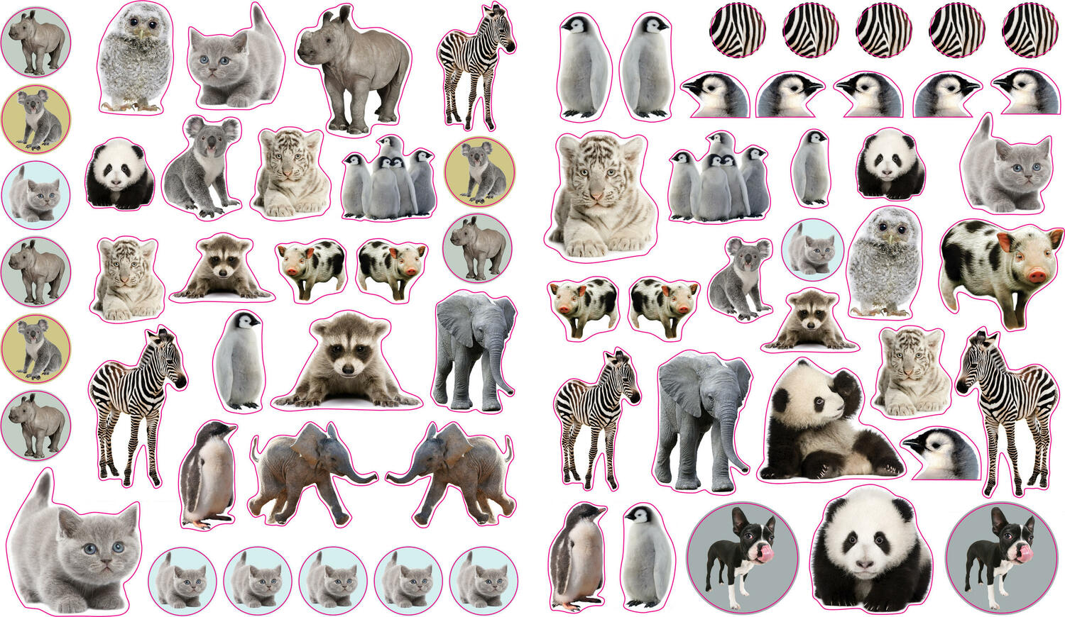 Eyelike Stickers: Baby Animals
