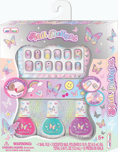 Nail Delight, Tie Dye Butterfly