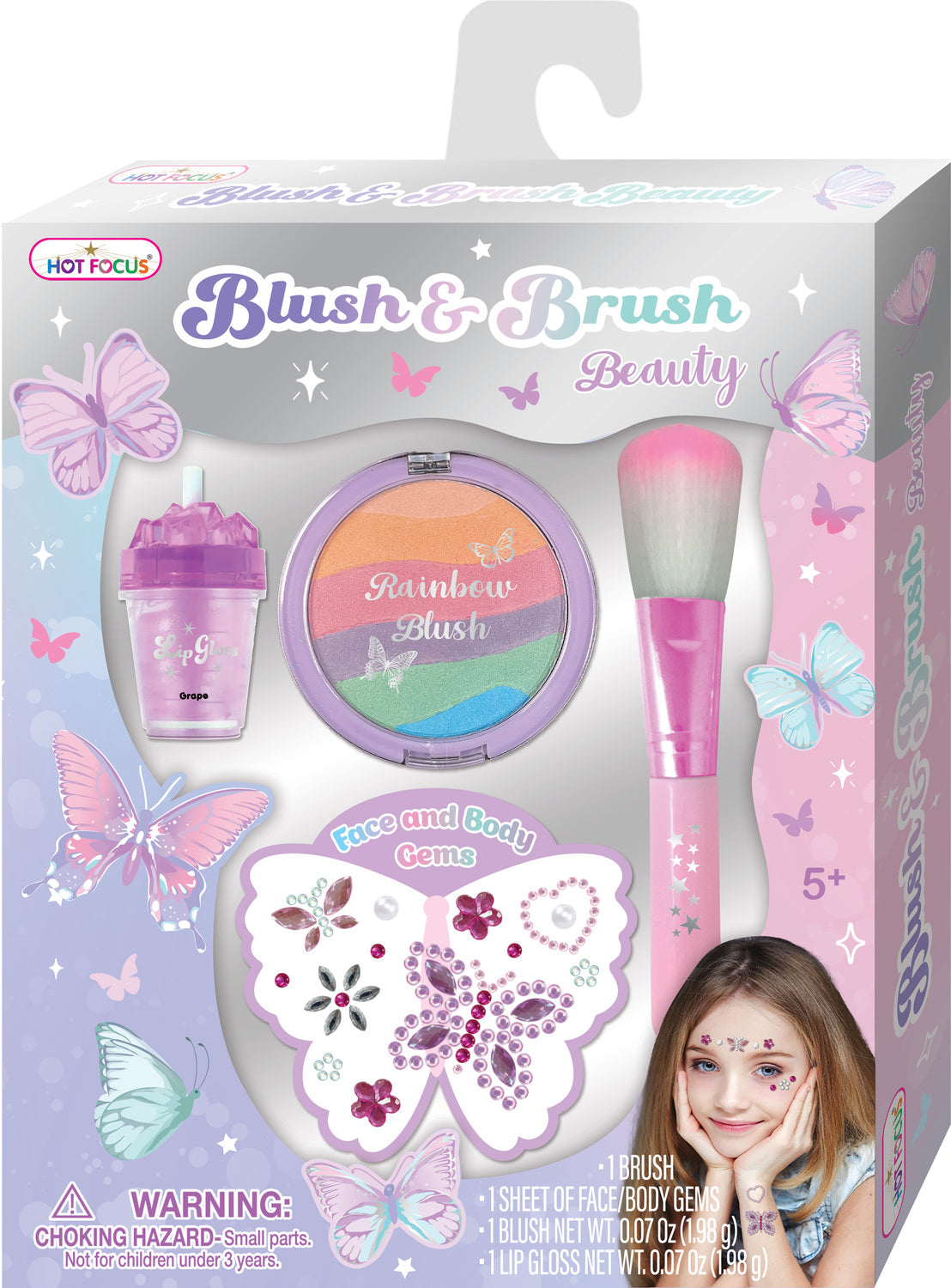 Blush & Brush Beauty, Tie Dye Butterfly