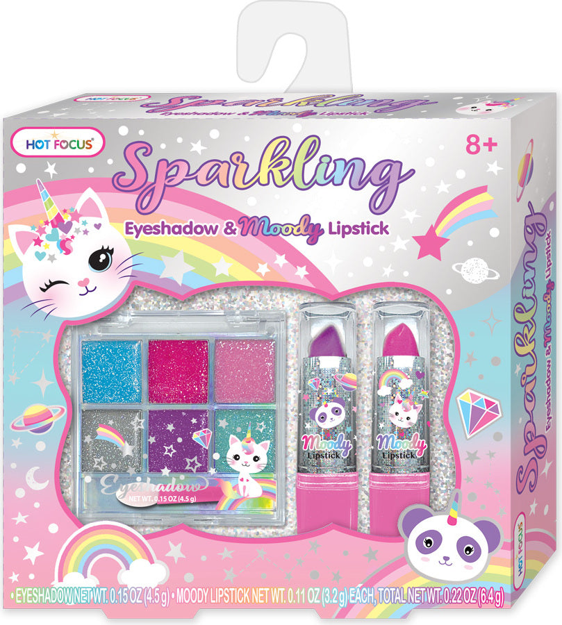 Sparkling Eyeshadow & Moody Lipsticks, Caticorn