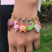 Gold Glitter Tropical Fish Charm