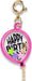 Gold Birthday Balloon Shaker Charm
