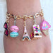 Gold Eiffel Tower Charm