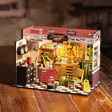 DIY Miniature House Kit: Garage Workshop