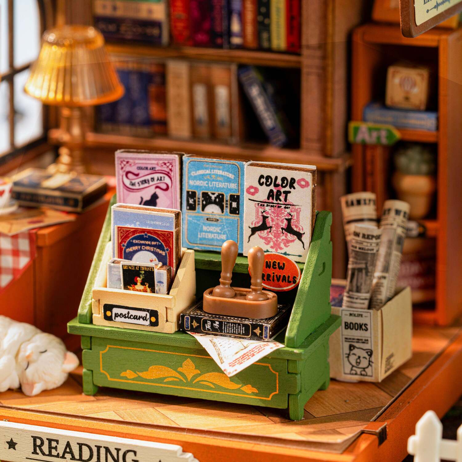 DIY Miniature House Kit: The Muse Bookshop
