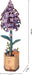 Modern Wooden Puzzle: Lilac