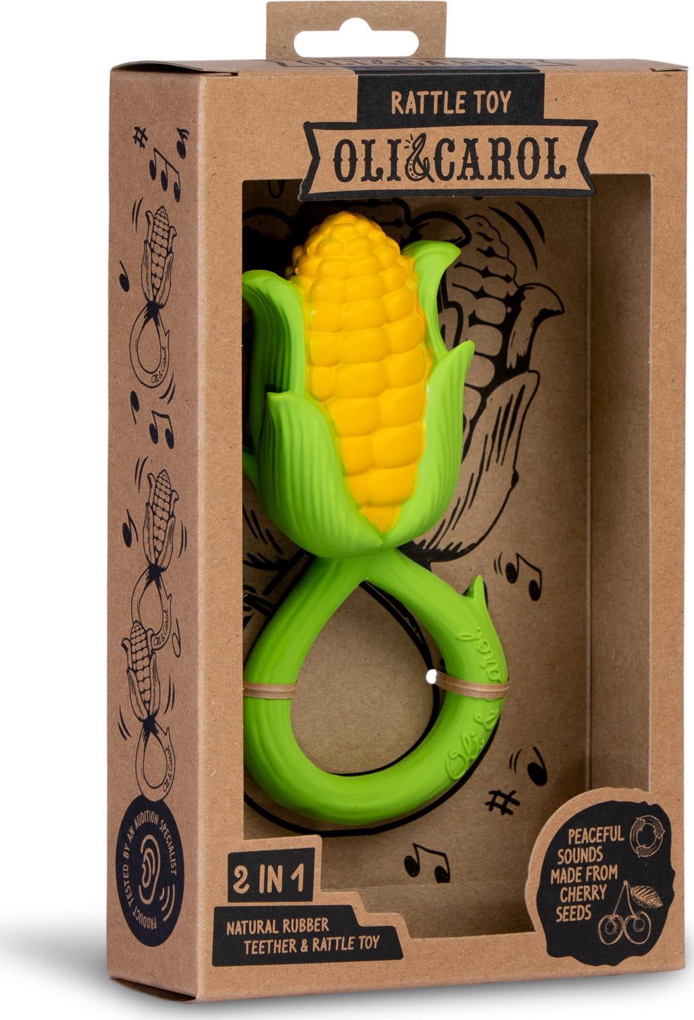 OLI&CAROL Corn Rattle Toy