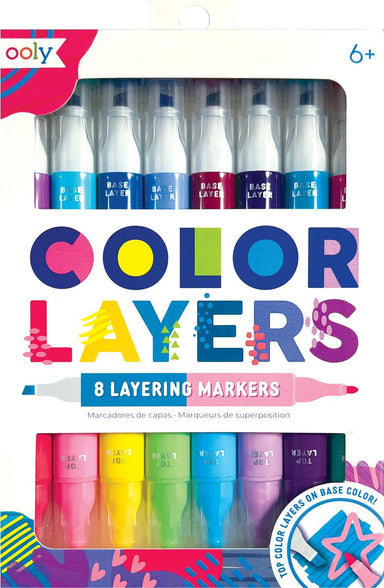 Color Layers Double-Ended Layering Markers (Set of 8 / 16 Colors)