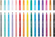 Rainbow Sparkle Glitter Markers - Set of 15