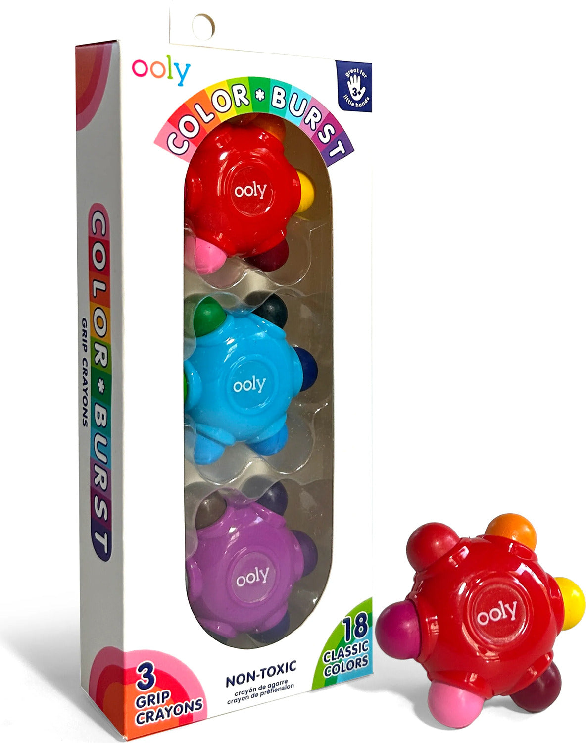 Color Burst Crayons - Set of 3
