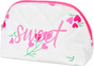 Theme Sweet Quilted Oval Cosmetic Bag