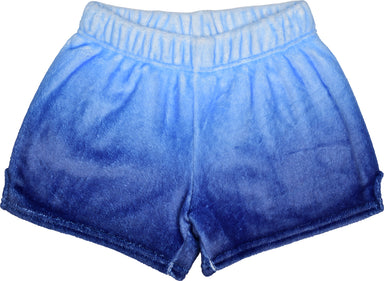 Blue Ombre Plush Shorts (Small)