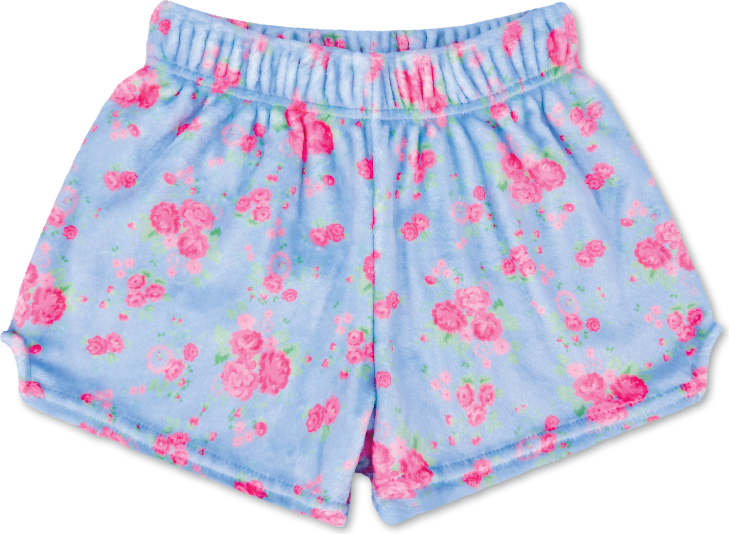 Ditsy Floral Plush Shorts (Large - 14)