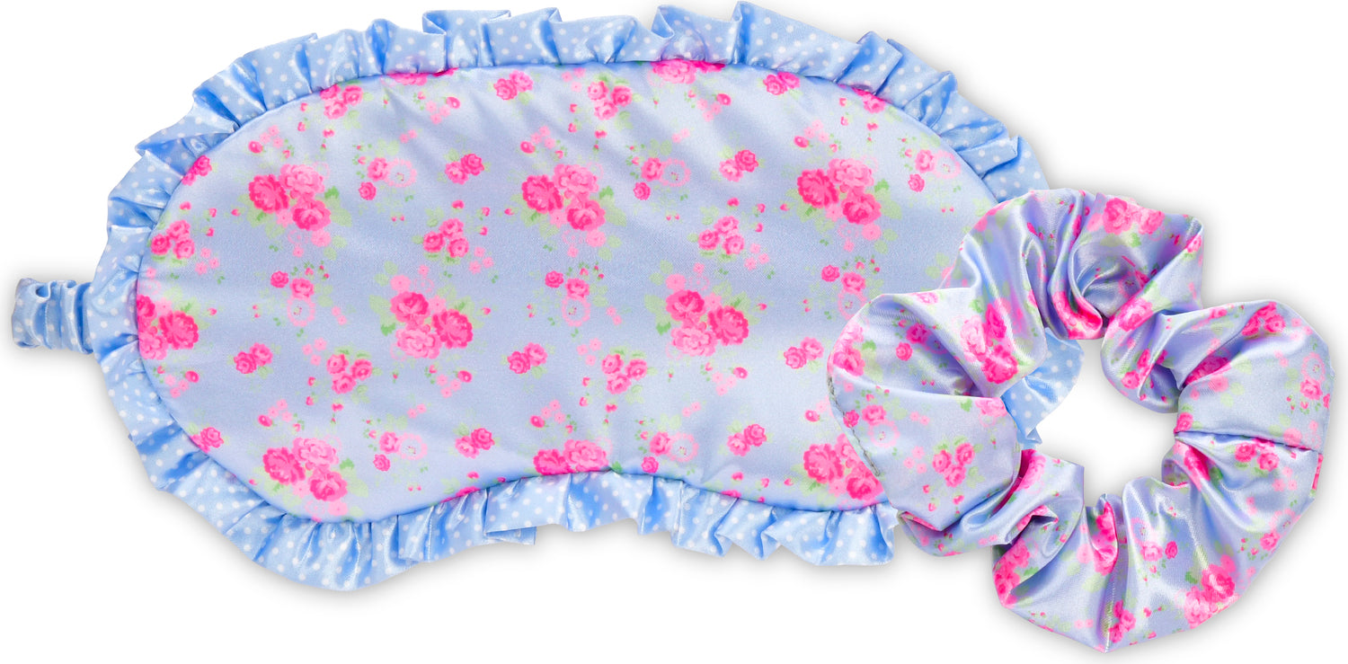 Ditsy Eye Mask & Scrunchie Set