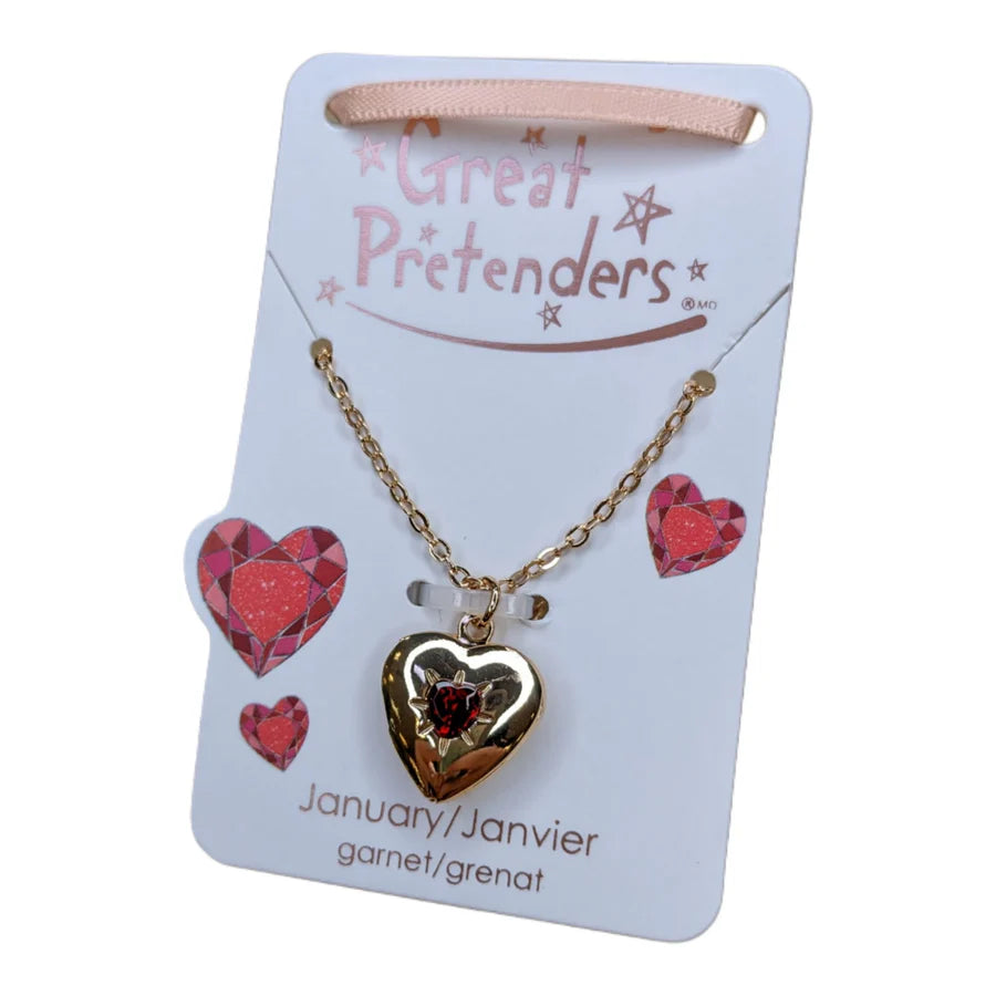 Birthstone Heart Lockets