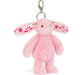 Blushkin Blossom Bunny Bag Charm