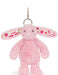 Blushkin Blossom Bunny Bag Charm