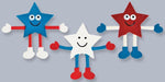 Bendables Patriotic Star 4in