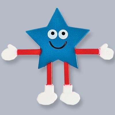 Bendables Patriotic Star 4in