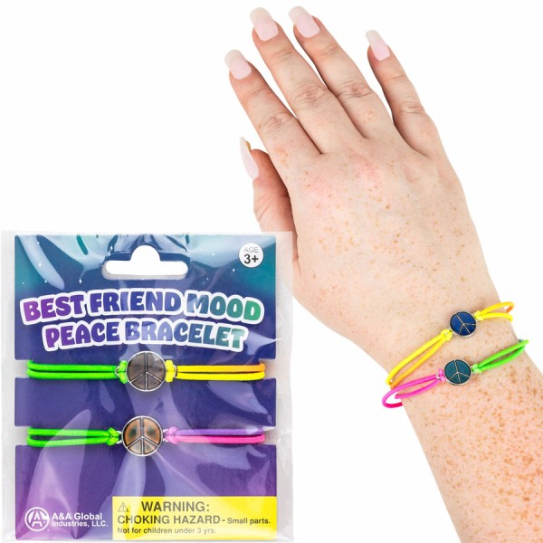 Best Friends Mood Peace Bracelet