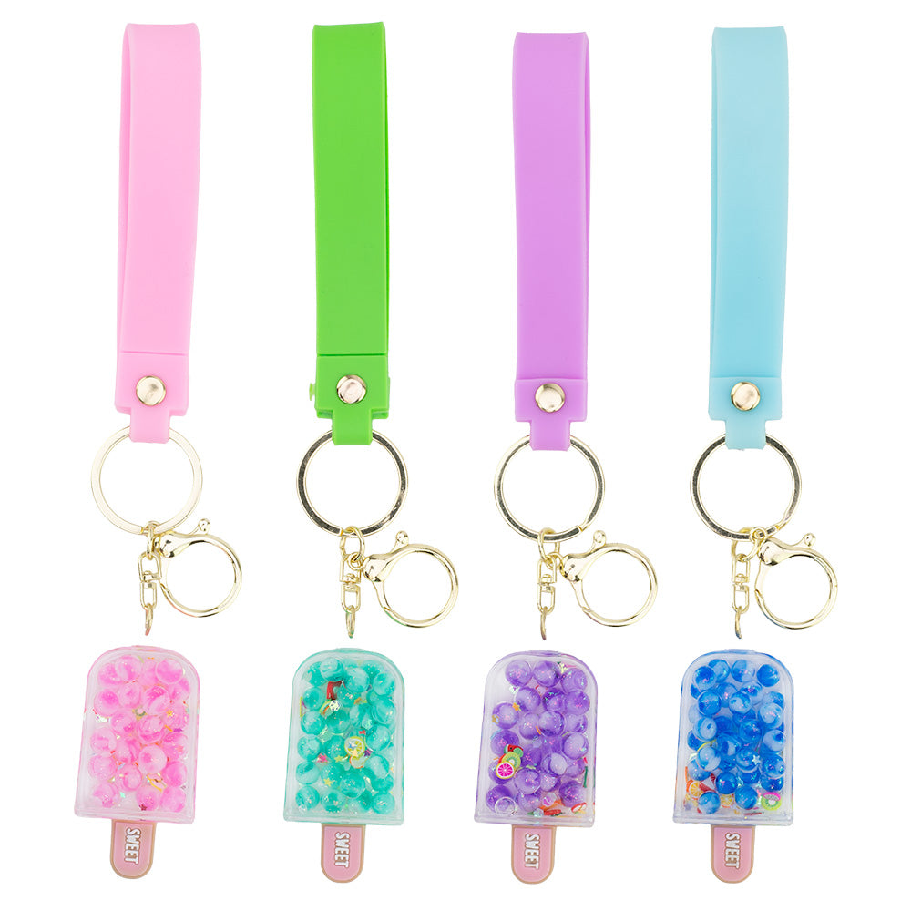 Popsicle Wrist Lanyard with Clip