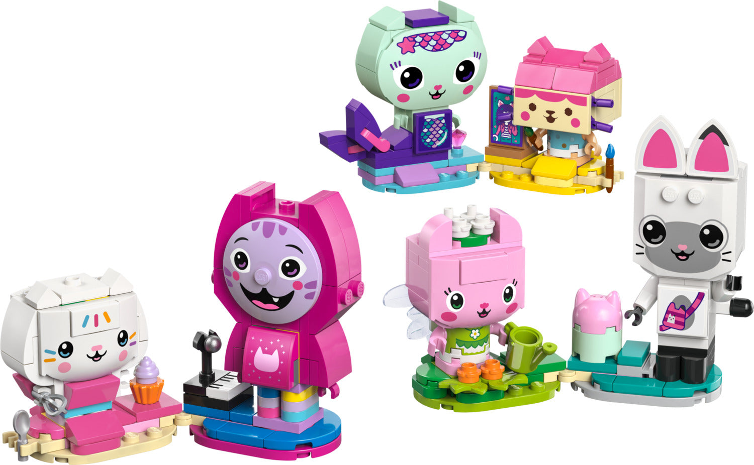LEGO Gabby's Dollhouse: Gabby's Brick-Built Cat Friends