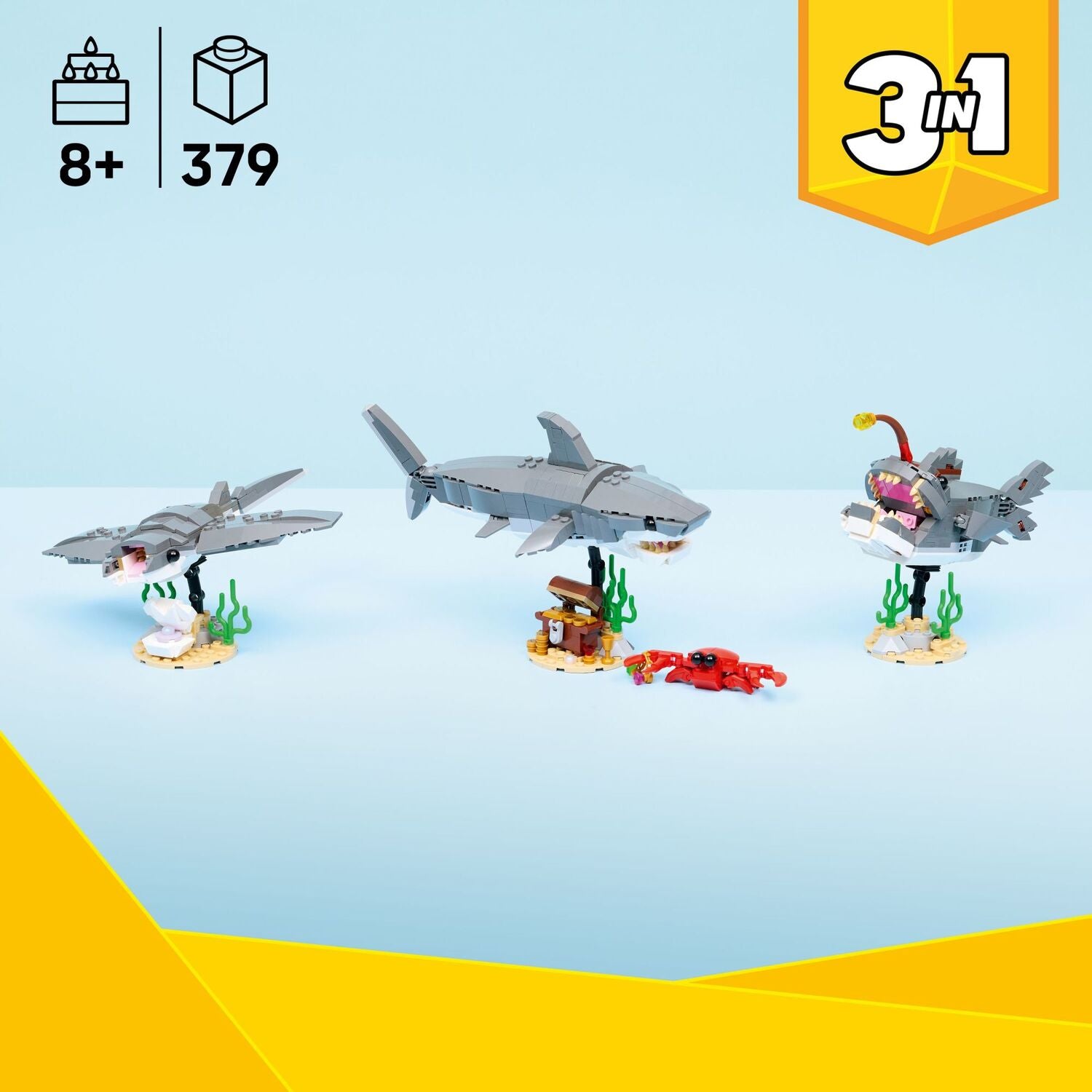 LEGO Creator: Fierce Shark with a Treasure Chest