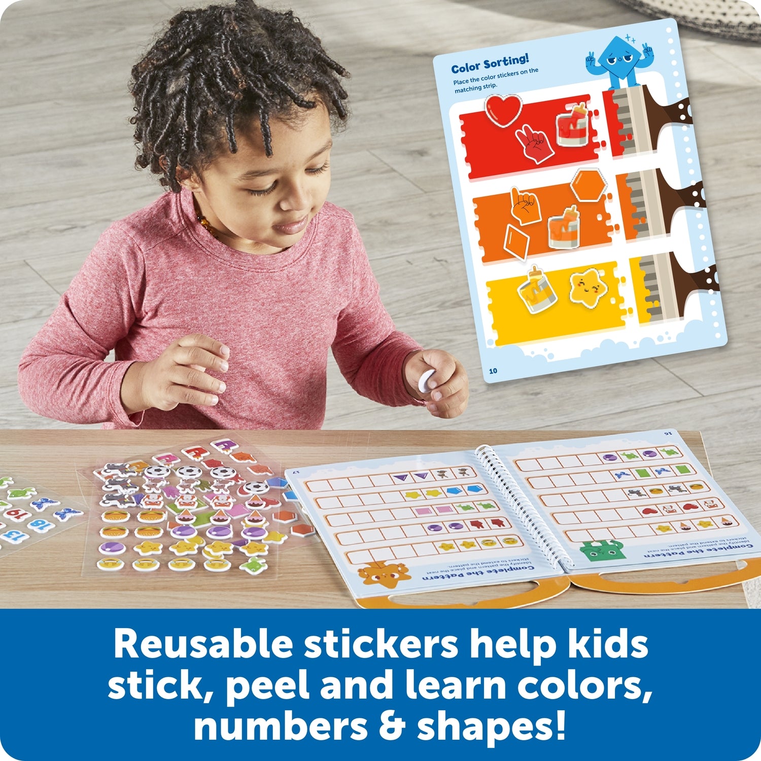Skill Builders! Smart Stickers Colors - Numbers - an