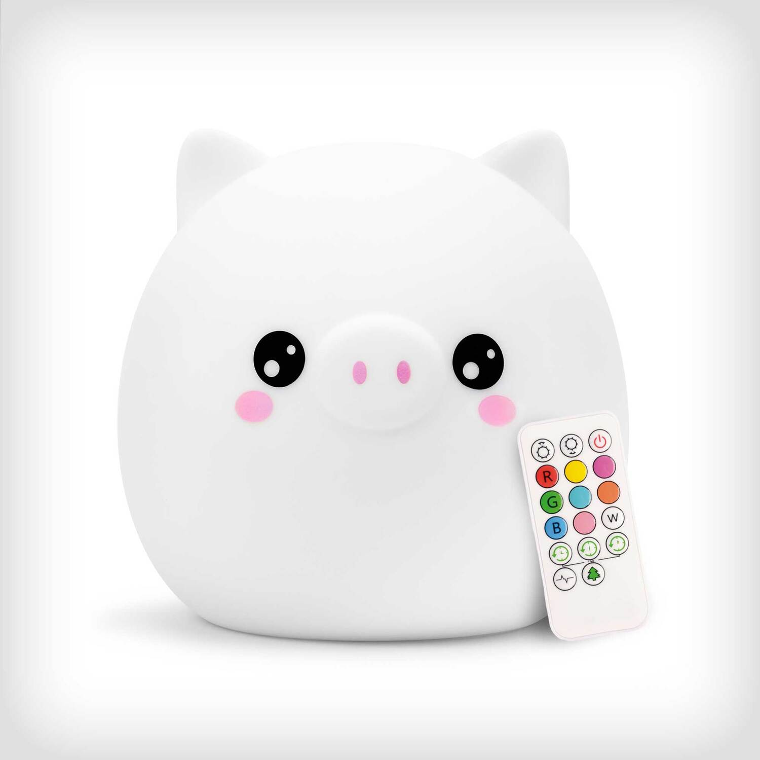 LumiPets Kawaii Pig - Children's Nursery Touch Night Light
