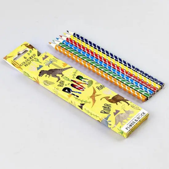 Dino My Pack of 6 Colouring Pencils