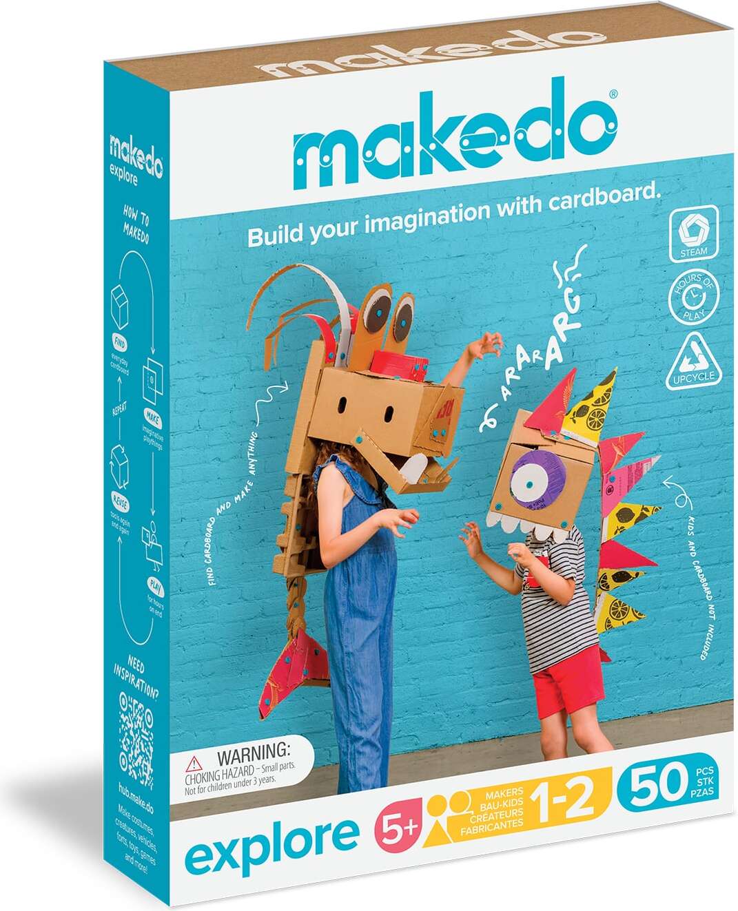 Explore Makedo Cardboard Construction Kit