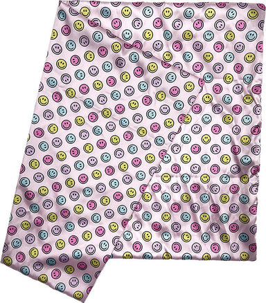 Smiley Satin Pillowcase (assorted)