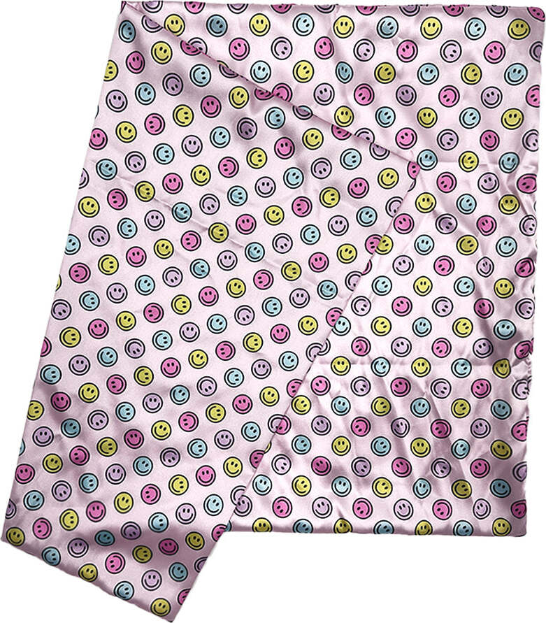 Smiley Satin Pillowcase (assorted)