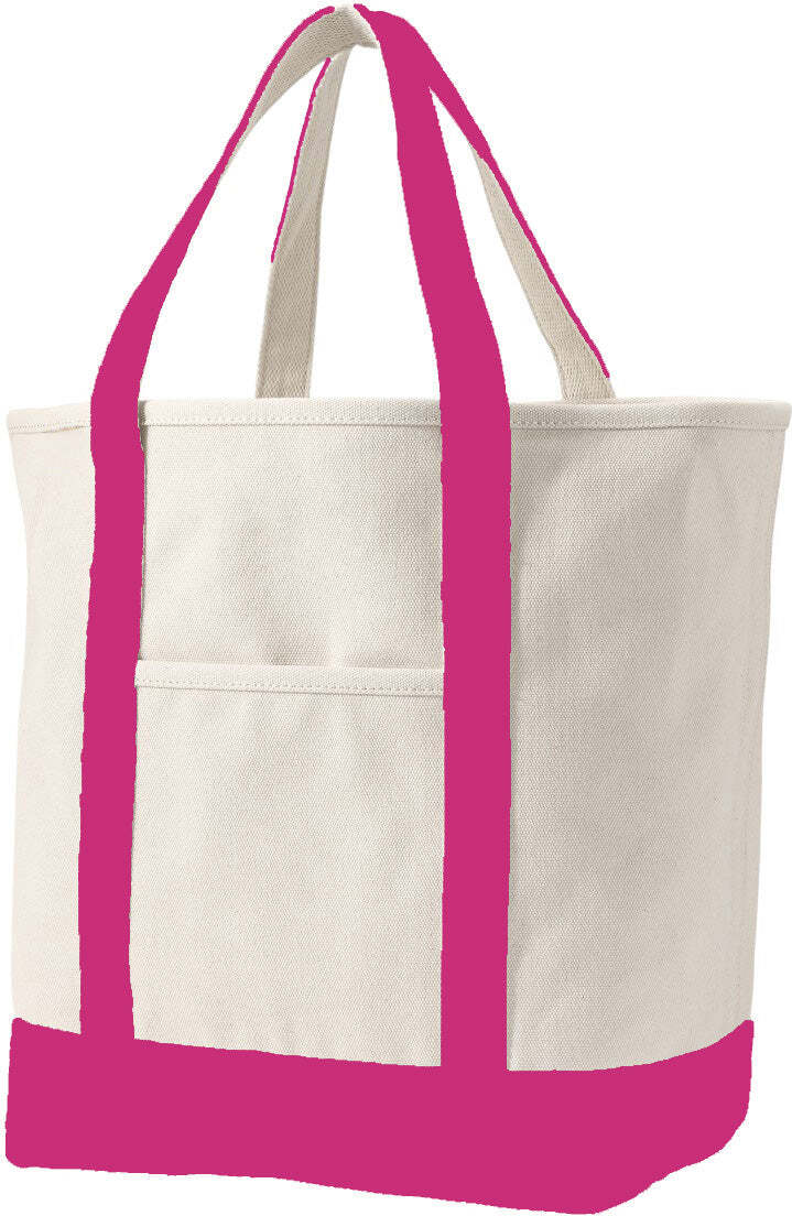 Pink Canvas Tote