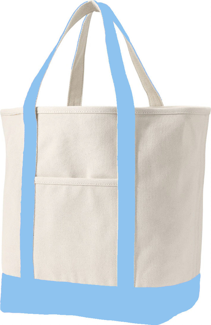 Blue Canvas Tote