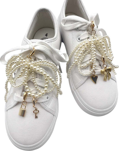 Pearl Bow Shoe Charms (assorted)