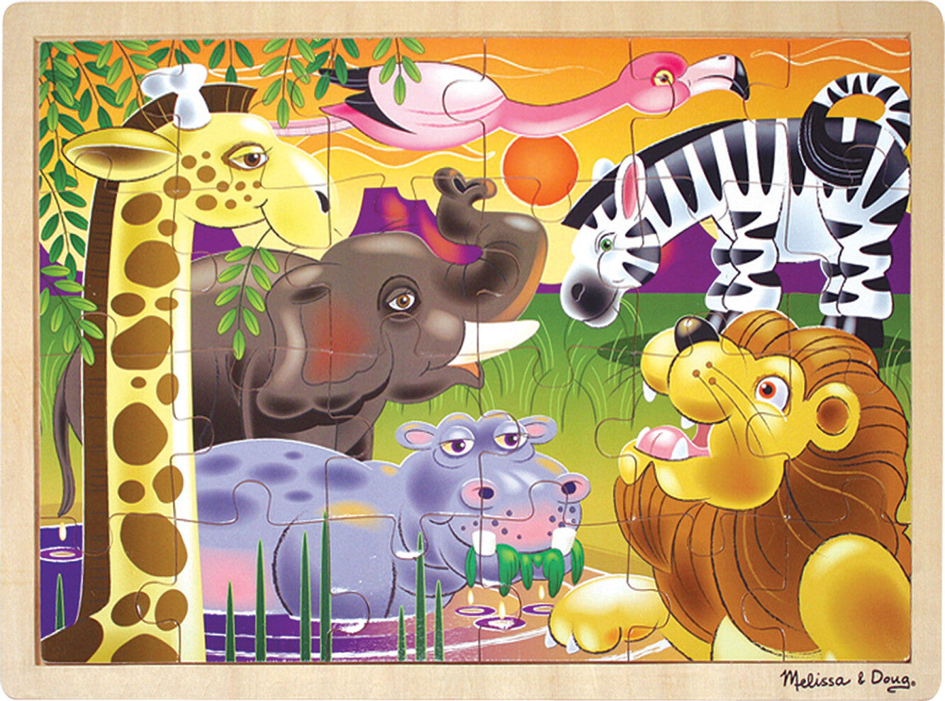 African Plains Jigsaw (24 pc)