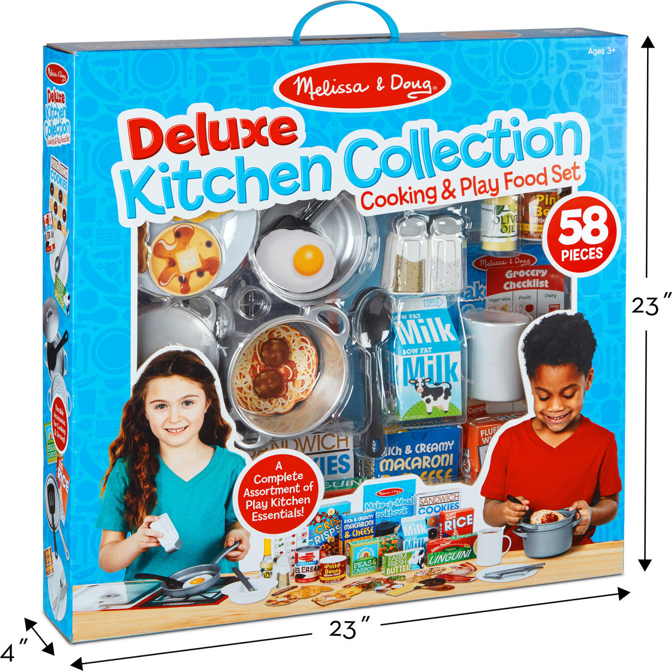 Deluxe Kitchen Collection Cooking & Play Food Set