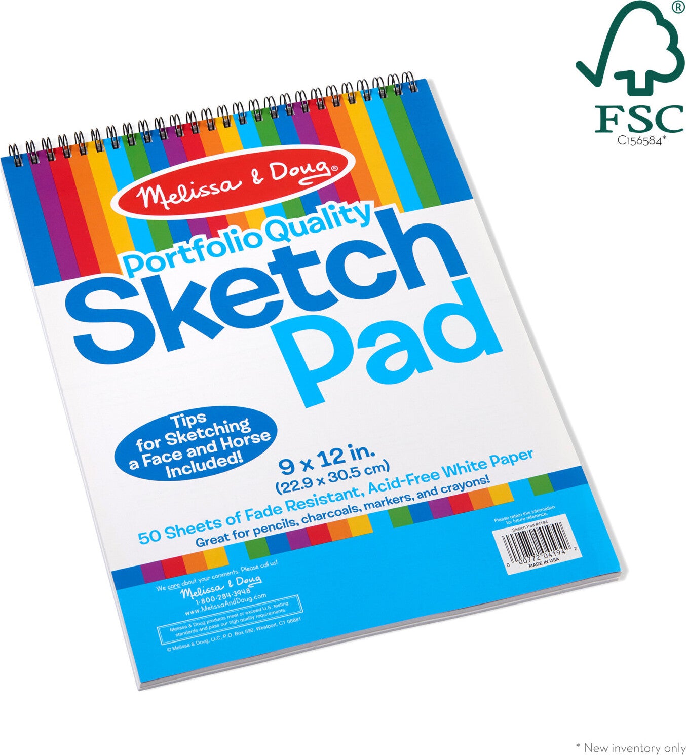 Quality Spiral-Bound Sketch Pad